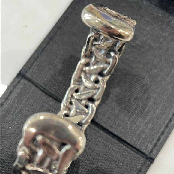 OUTRIDER HEAVY SILVER CUFF BRACELET BRAND NEW - Picture 4 of 6